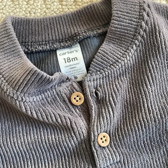 Carters Ribbed Velour Set - Picture 6 of 9